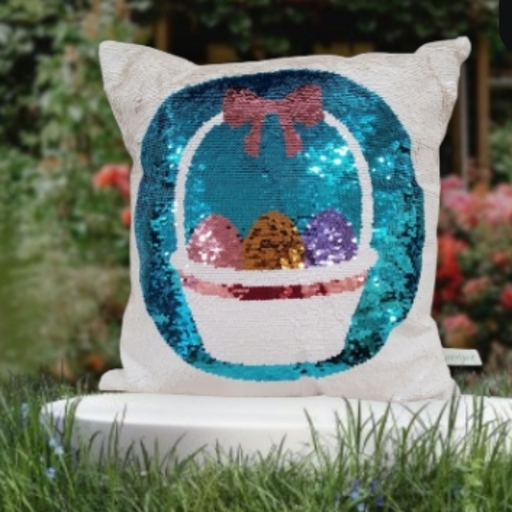storehouse reversible Sequin Accent  pillow New